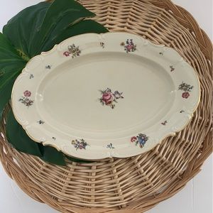 Hutschenreuter Mayfair Bavaria Vintage floral Porcelain Oval Serving Dish plate